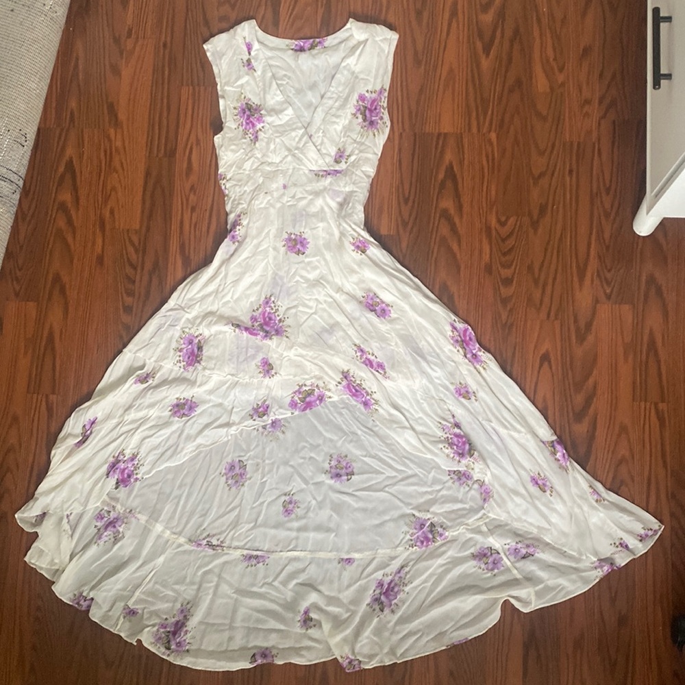 Free People High Low Floral Maxi Dress
